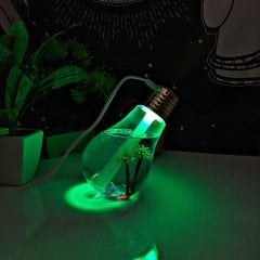 Night Light Bulb Humidifier Mini Ampul Nemlendirici Usb Girişli