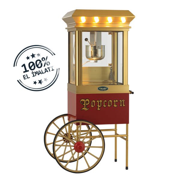 Alanya Model - Patlamış Mısır Makinesi - Arabalı