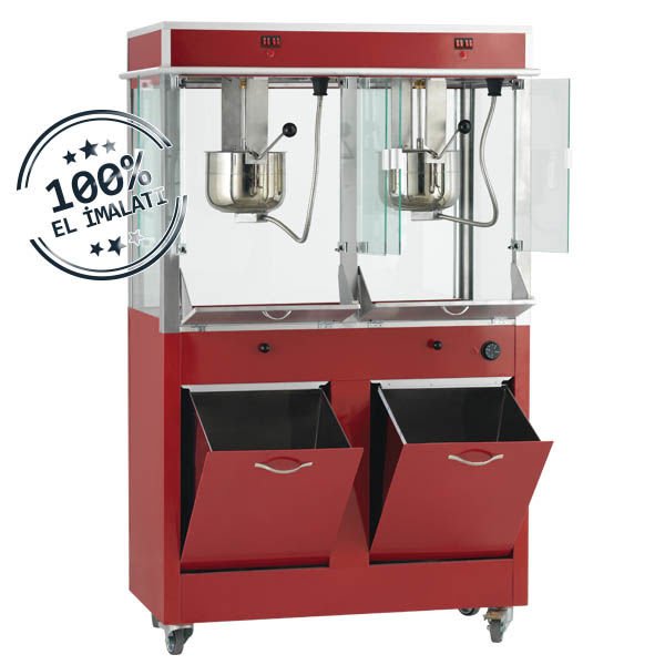 Milas Model - Patlamış Mısır Makinesi - Arabalı