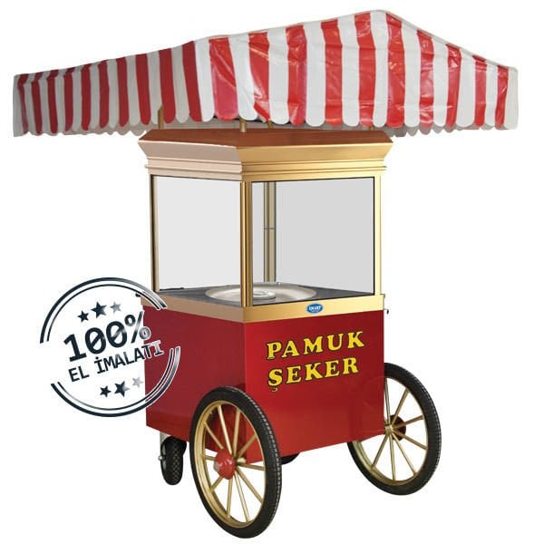 Ürgüp Model - Pamuk Şeker Makinesi - Arabalı