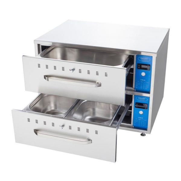 Çift Çekmeceli Model - Ekmek, Pide& Yemek Sıcak Tutucu Çekmece - Set Üstü