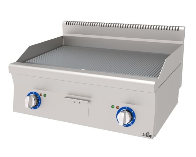 AEI-860/N - Elektrikli Pleyt Izgara, Nervürlü Yüzeyli - Set Üstü