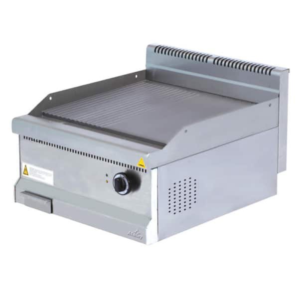 AEI-670/ND - Elektrikli Pleyt Izgara, 1/2 Düz - 1/2 Nervürlü Yüzeyli - Set Üstü
