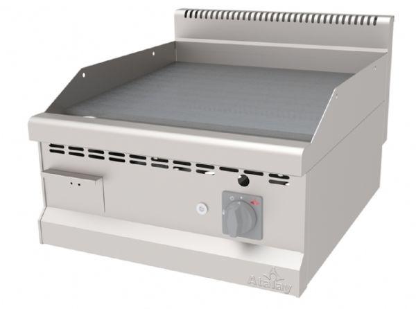 AGI-670 - Gazlı Pleyt Izgara, Düz Yüzeyli - Set Üstü