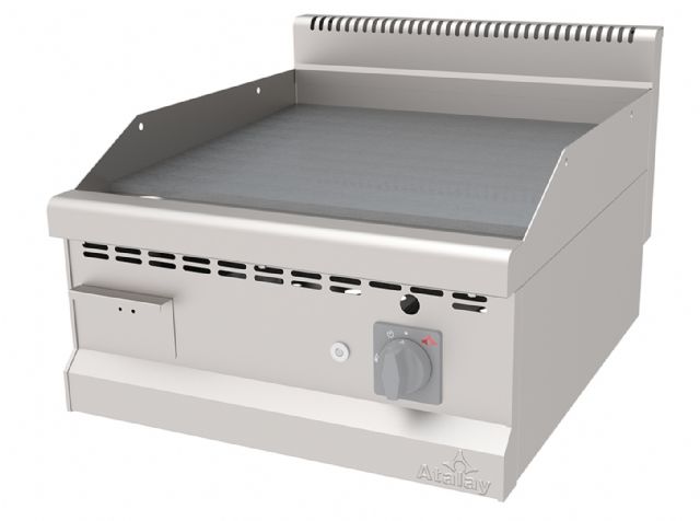 AGI-670/N - Gazlı Pleyt Izgara, Nervürlü Yüzeyli - Set Üstü