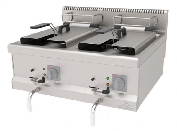 AEK-870 - Elektrikli Kuzine, Dört Gözlü - Fırınlı