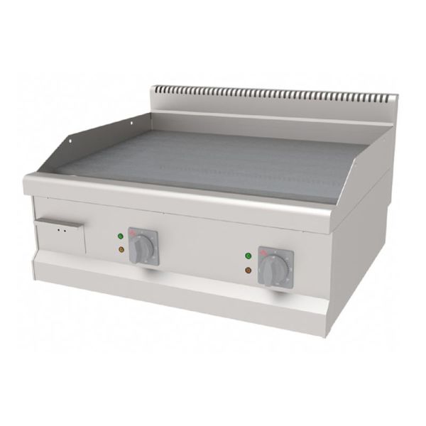 AEI-890/ND - Elektrikli Pleyt Izgara, 1/2 Düz - 1/2 Nervürlü Yüzeyli - Set Tipi
