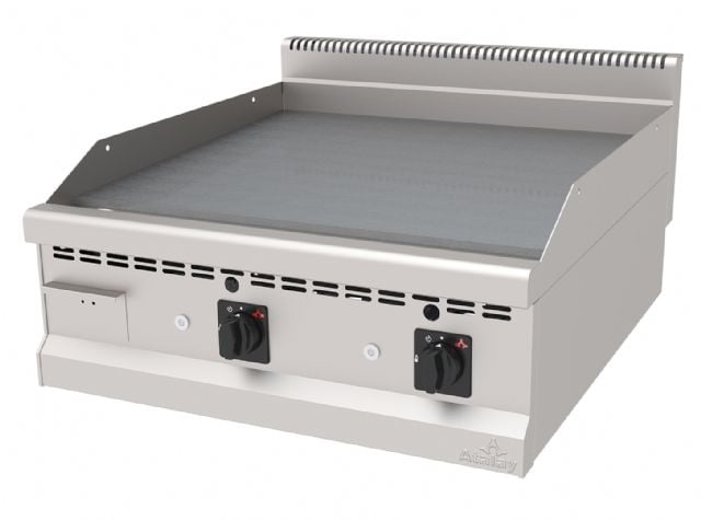 AGI-890S - Gazlı Pleyt Izgara, Düz Yüzeyli - Set Üstü