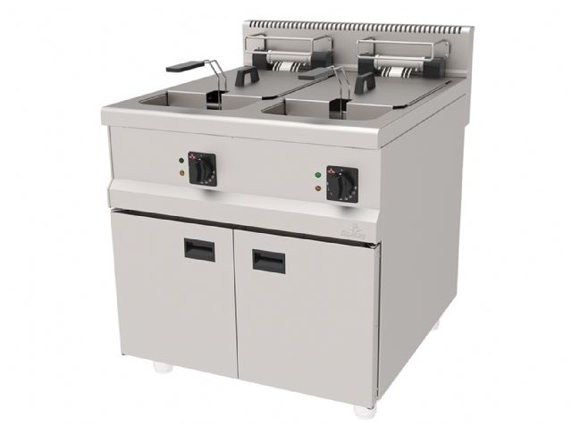 AEF-890 - Elektrikli Fritöz, Çift Hazneli - Set Tipi