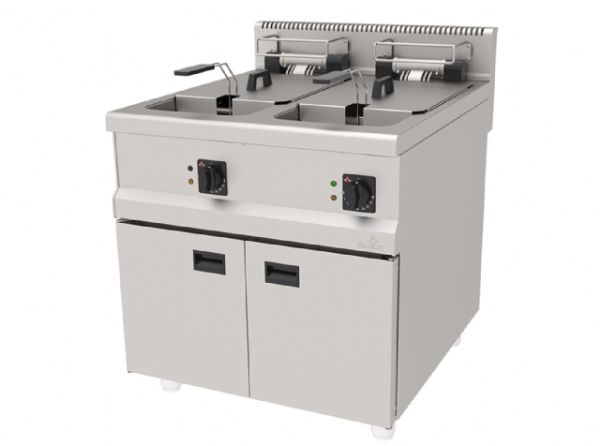 AEF-890 - Elektrikli Fritöz, Çift Hazneli - Set Tipi