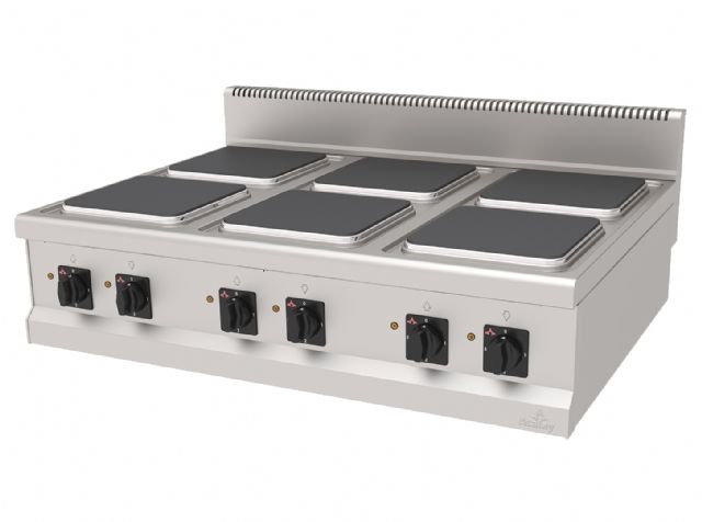 AEO-1290S - Elektrikli Ocak, Altı Gözlü - Set Üstü