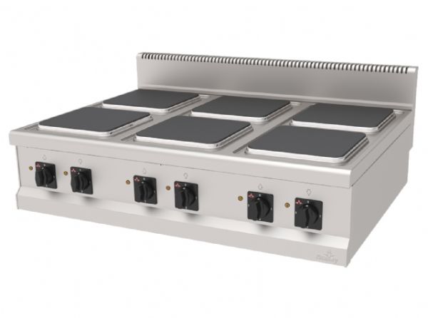 AEO-1290S - Elektrikli Ocak, Altı Gözlü - Set Üstü