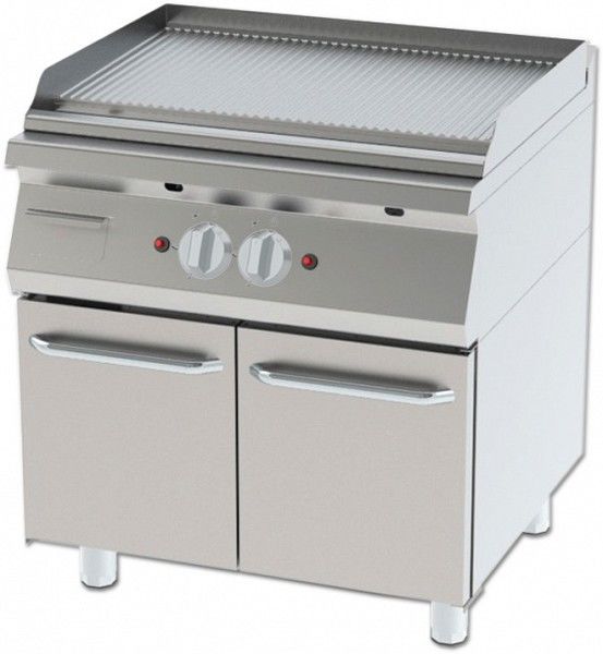 KGOID-8070 - Gazlı Pleyt Izgara, Nervürlü Yüzeyli - Set Tipi