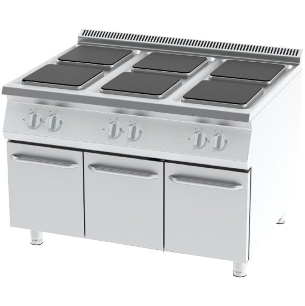 KEOD-1290 - Elektrikli Ocak, Altı Gözlü - Set Tipi