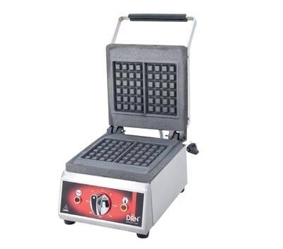 WK-1 Model - Elektrikli Waffle Makinesi - Kare Desenli, Tek Kapaklı