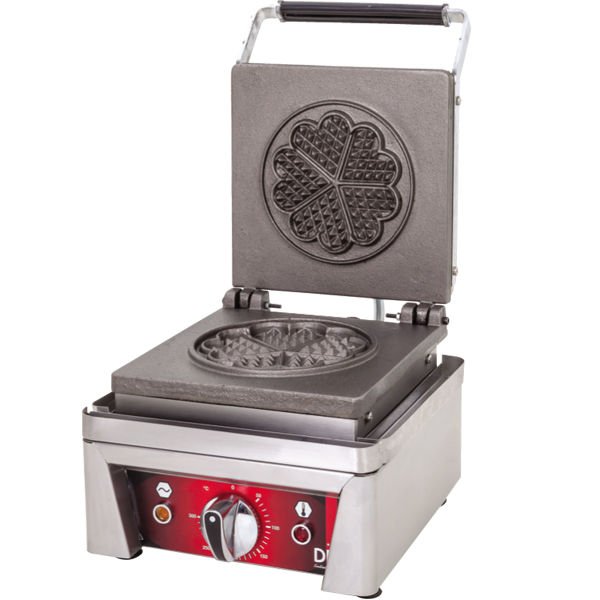 PWY-1 Model - Elektrikli Waffle Makinesi - Yonca Desenli, Tek Kapaklı