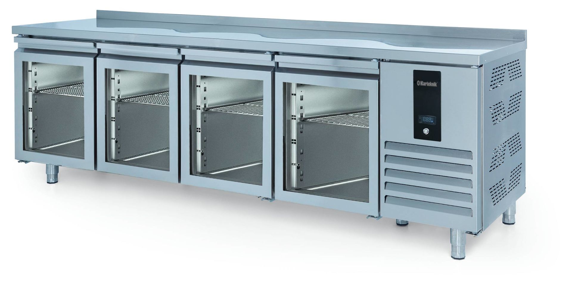 CTS 560 CR - UG - TEZGAH TİP SNACK BUZDOLABI  - 4 CAM KAPILI