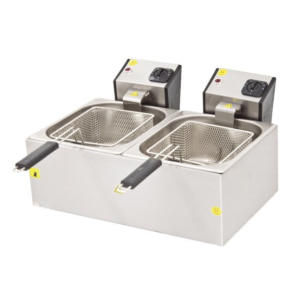 FRTE-88 Model - Elektrikli Fritöz Çift Hazneli (GN 2/3 + GN 2/3))