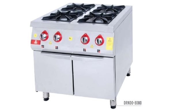 DO-8080 Model - Gazlı Set Tipi Ocak, 4 Gözlü, Fırınsız