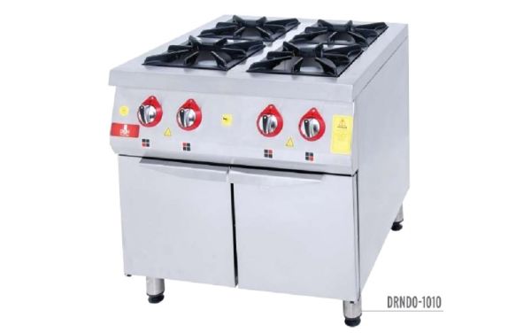 DO-1010 Model - Gazlı Set Tipi Ocak, 4 Gözlü, Fırınsız