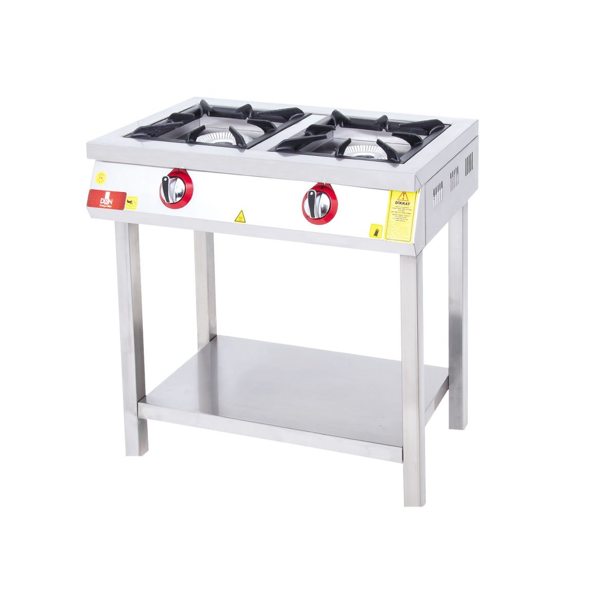 LOA-2 Model - Gazlı Set Tipi Ocak, 2 Gözlü, Fırınsız