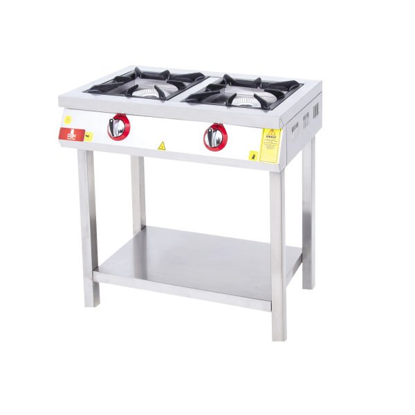 LOA-2 Model - Gazlı Set Tipi Ocak, 2 Gözlü, Fırınsız