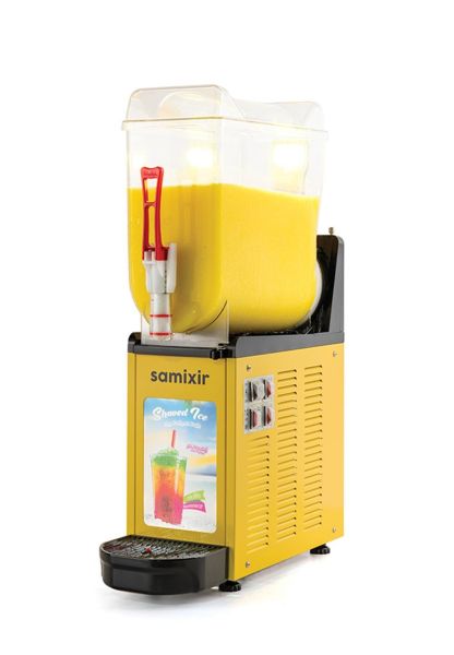 SLUSH Mono Allure Model - Karlama / Buzlu İçecek Dispenseri, Sarı Renk, 12 Lt
