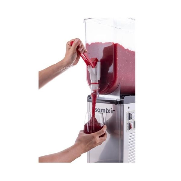 SLUSH Mono Model - Karlama / Buzlu İçecek Dispenseri, Inox, 12 Lt