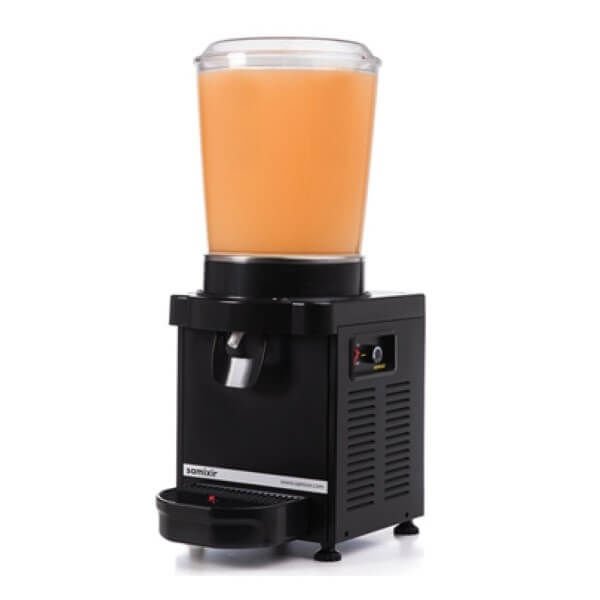 Panoramik M10 Model - Karıştırıcılı Soğuk İçecek Dispenseri, Siyah Renk, 10 Lt
