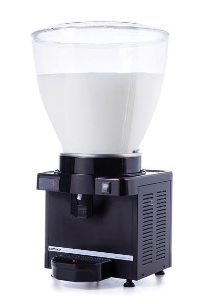 Panoramik M22 Model - Karıştırıcılı Soğuk İçecek Dispenseri, Siyah Renk, 22 Lt, Dijital
