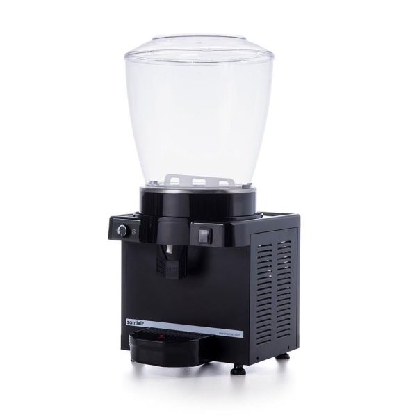 Panoramik M22 Model - Karıştırıcılı Soğuk İçecek Dispenseri, Siyah Renk, 22 Lt