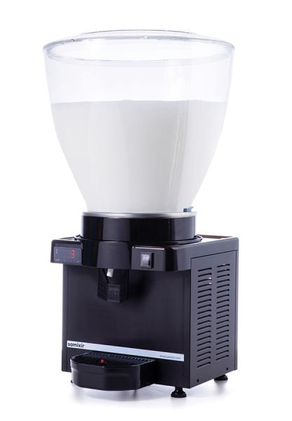 Panoramik M40 Model - Karıştırıcılı Soğuk İçecek Dispenseri, Siyah Renk, 40 Lt, Dijital