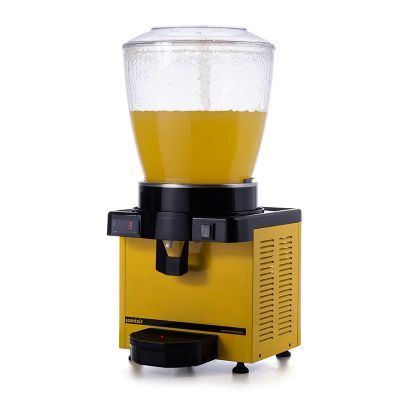 Panoramik S22 Model - Fıskiyeli Soğuk İçecek Dispenseri, Sarı Renk, 22 Lt, Dijital