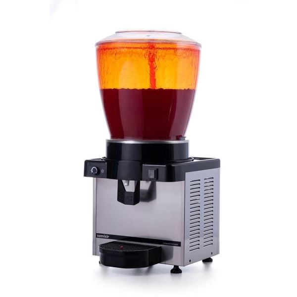 Panoramik S22 Model - Fıskiyeli Soğuk İçecek Dispenseri, Inox, 22 Lt