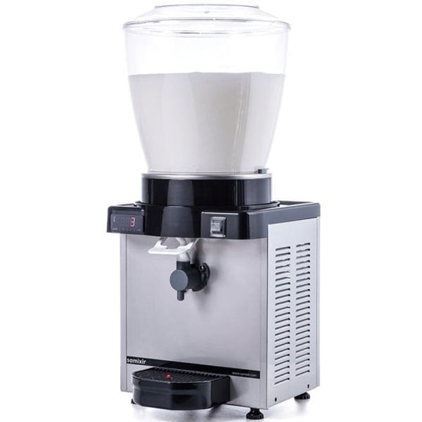 KAM22 Model - Karıştırıcılı Köpüklü Ayran Dispenseri, Inox,  22 Lt, Dijital