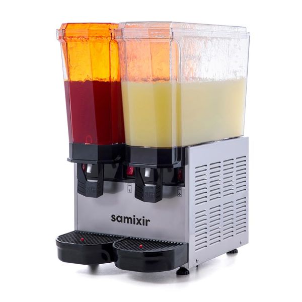 Klasik Twin Model - Kombinasyon Soğuk İçecek Dispenseri, Inox, 20 Lt Fıskiyeli + 20 Lt Fıskiyeli