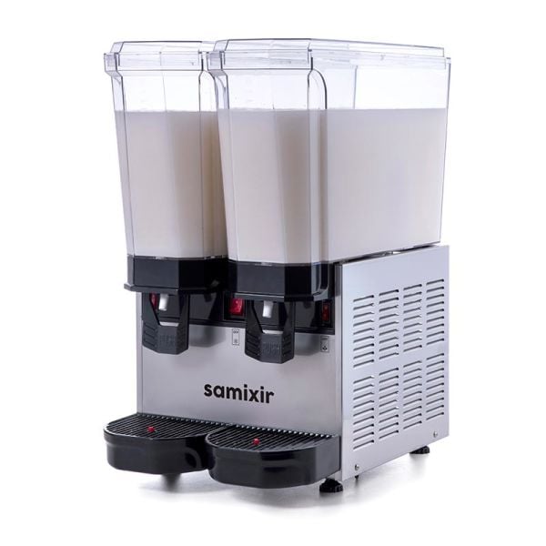 Klasik Twin Model - Kombinasyon Soğuk İçecek Dispenseri, Inox, 20 Lt Karıştırıcılı + 20 Lt Karıştırıcılı
