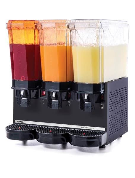 Klasik Triple Model - Kombinasyon Soğuk İçecek Dispenseri, Siyah Renk, 20 Lt Fıskiyeli + 20 Lt Fıskiyeli + 20 Lt Fıskiyeli