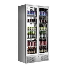 SC-458F-S Model - Dik Tip Şişe Soğutucu -Çift Kapılı, Paslanmaz