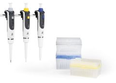 Brand Transferpette® | S Ayarlanabilir Otomatik Pipet Seti 0,1-1 ul , 0,5-10 ul,10-100 ul Pipetler ve Askıları ile Birlikte