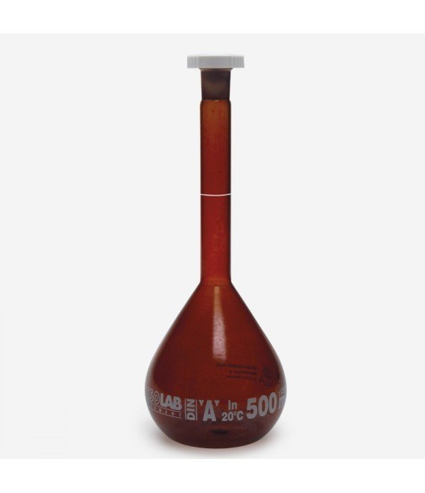 ISOLAB | Balon Joje - Standart - Amber - A Kalite | 1000 ml - NS 24/29 / 1 Adet