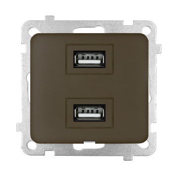 İkili USB Şarj Prizi (Type-A + Type-A) KOLİ
