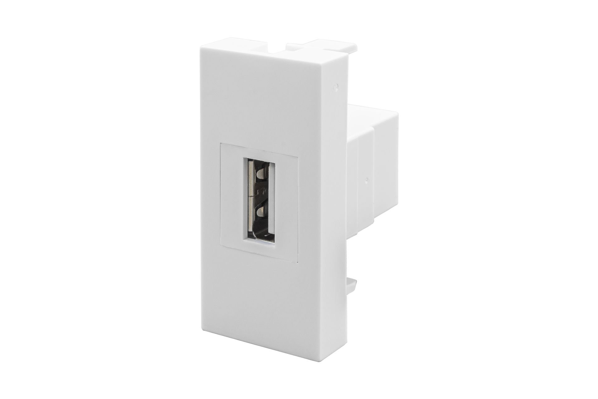 45x22,5 mm USB Dişi Giriş Çıkışlı (Beyaz)
