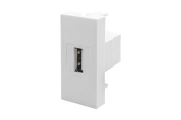 45x22,5 mm USB Dişi Giriş Çıkışlı (Beyaz)