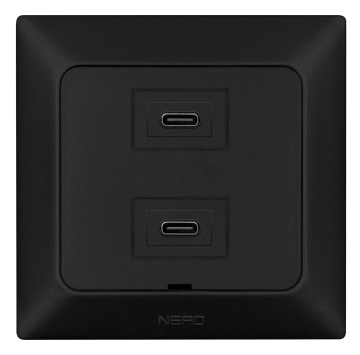 İkili USB Şarj Prizi (Type-C + Type-C) KOLİ