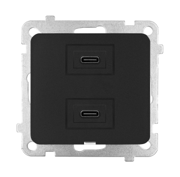 İkili USB Şarj Prizi (Type-C + Type-C) KOLİ