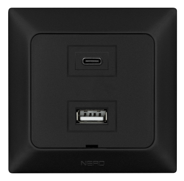 İkili USB Şarj Prizi (Type-C + Type-A) KOLİ