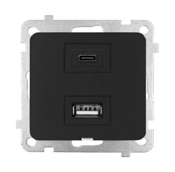 İkili USB Şarj Prizi (Type-C + Type-A)