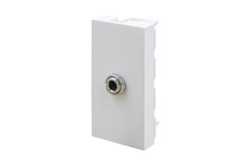 45x22,5 mm Stereo Jack (3,5 mm) (Beyaz)