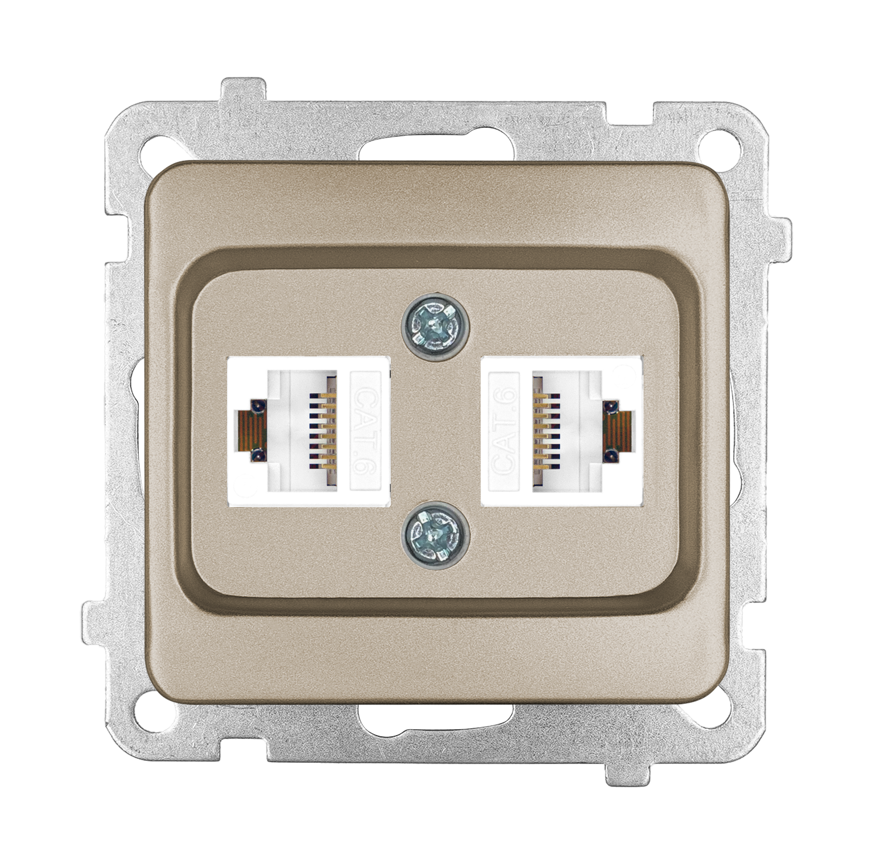İkili Data Prizi (Cat 6 + Cat 6) KOLİ